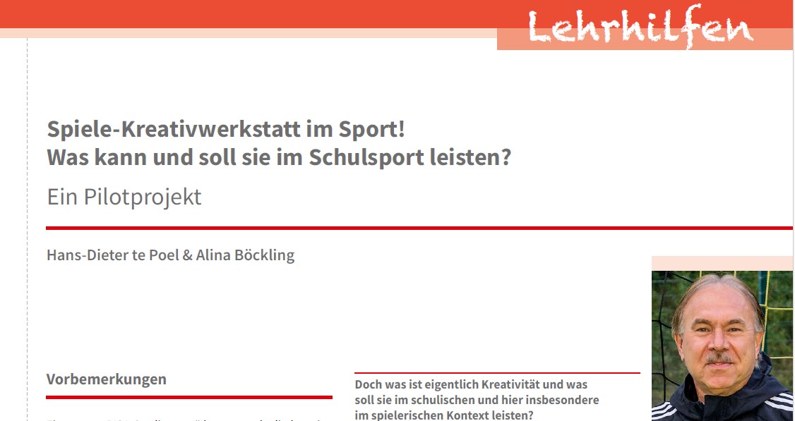 Spiele-Kreativwerkstatt im Sport